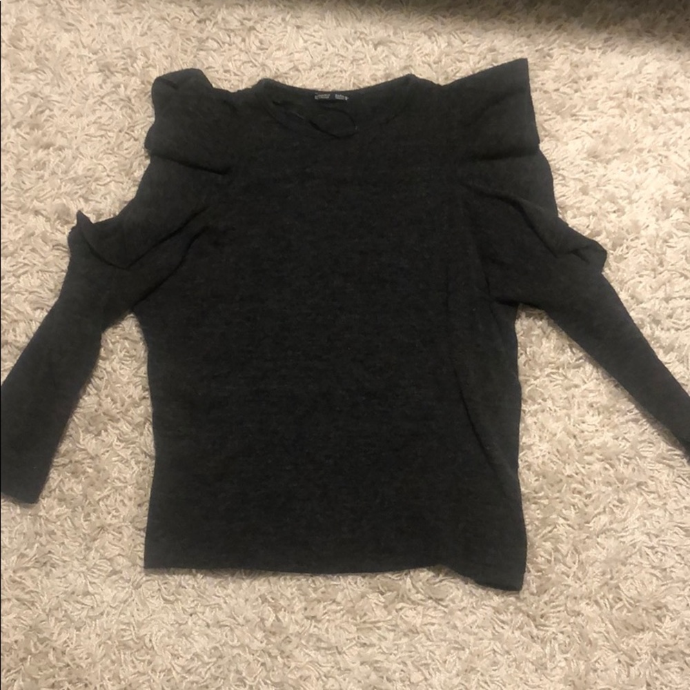 Zara open shoulder sweater